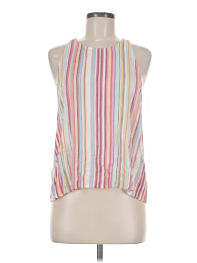 Pre-owned Harper Heritage Tank Top Pink Halter Neckline Tops