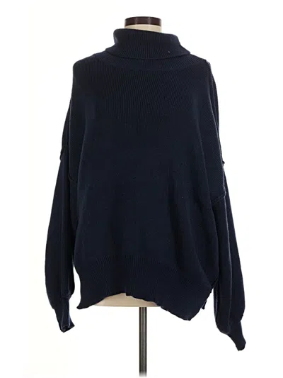 Pre-owned Harper Heritage Turtleneck Sweater In Blue
