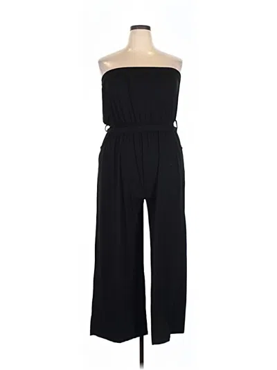 Pre-owned Harper Jumpsuit In Black
