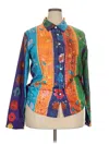 Harper Lane Long Sleeve Button Down Shirt In Multi