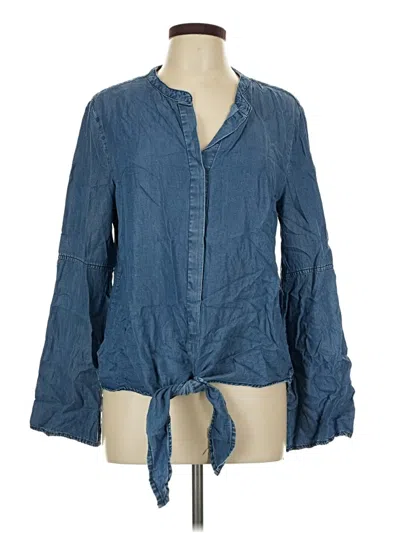 Pre-owned Harper Long Sleeve T-shirt In Blue