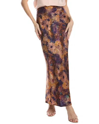 Harper Midi Skirt In Purple
