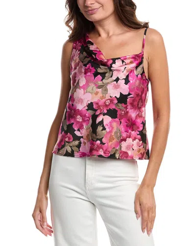 Harper One-shoulder Satin Top In Pink