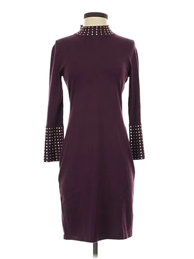 Pre-owned Harper Rose Casual Dress In Burgundy