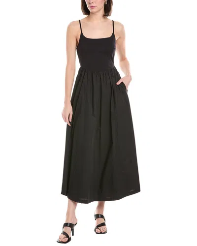 Harper Tank Midi Dress In Black