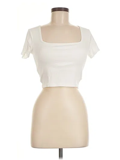 Pre-owned Harper Tube Top Ivory Sweetheart Neckline Tops
