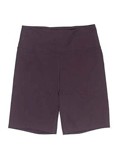 Pre-owned Harper Wilde Athletic Shorts In Burgundy