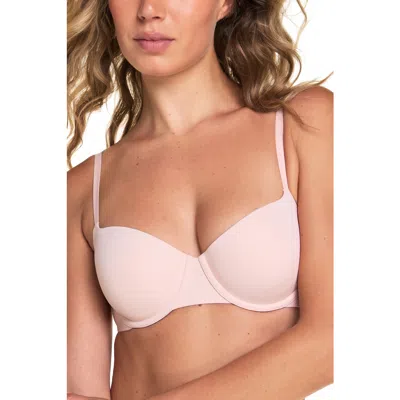 Harper Wilde Base Balconette Bra In Pink