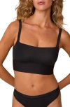 Harper Wilde Bliss Square Neck Bralette In Black