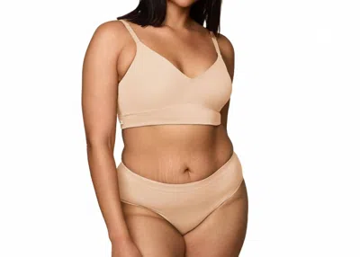 Harper Wilde Bliss Triangle Bralette In Beige In Brown