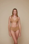 Harper Wilde Bliss Triangle Bralette In Tan