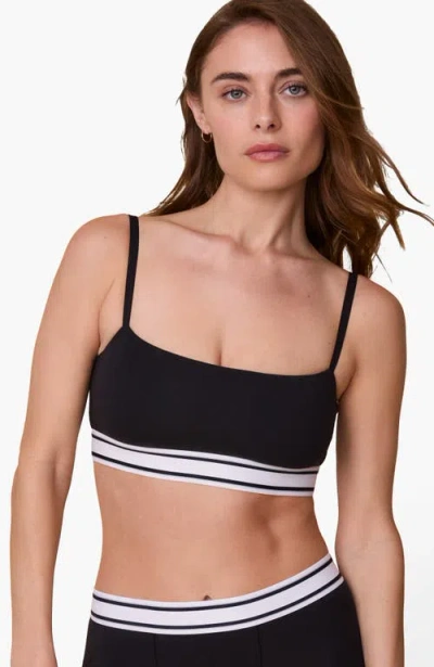 Harper Wilde Cloud Cotton Retro Bandeau Bralette In Black