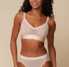 Harper Wilde Comfortmesh Triangle Bralette In Pearl