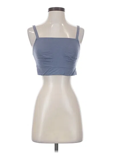 Pre-owned Harper Wilde Tank Top Blue Strapless Neckline Tops
