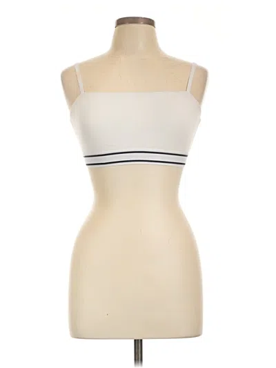 Pre-owned Harper Wilde Tube Top White Strapless Neckline Tops