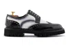 Harris Shoes 1913 Derby In Vernice E Pelle In Black