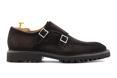 Harris Shoes 1913 Doppia Fibbia In Camoscio Testa Di Moro In Multi