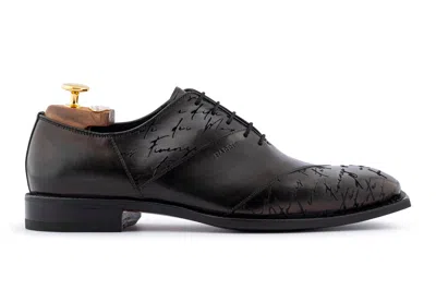 Harris Shoes 1913 Francesina In Pelle Con Dettagli Signature In Black
