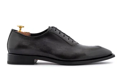 Harris Shoes 1913 Francesina In Pelle Dipinta A Mano In Black