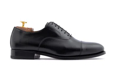 Harris Shoes 1913 Francesina In Pelle Nera In Black