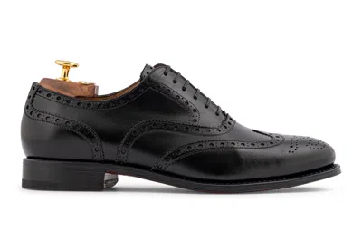 Harris Shoes 1913 Francesina In Pelle Nera In Black