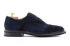 Harris Shoes 1913 Francesina In Pelle Scamosciata In Blue