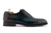 Harris Shoes 1913 Francesina In Pelle Sfumata A Mano Con Dettagli Brogue In Multi