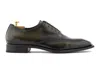 Harris Shoes 1913 Francesina In Pelle Sfumata A Mano In Green