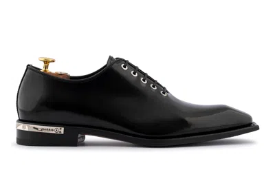 Harris Shoes 1913 Francesina In Pelle Spazzolata Lucida In Black