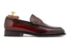 Harris Shoes 1913 Mocassino In Pelle Dipinto A Mano In Brown