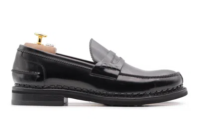Harris Shoes 1913 Mocassino In Pelle Spazzolata In Black