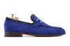 Harris Shoes 1913 Mocassino In Suede Con Morsetto In Blue