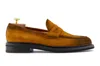 Harris Shoes 1913 Mocassino In Suede Sfumato A Mano In Brown