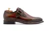 Harris Shoes 1913 Mono Fibbia In Pelle In Brown