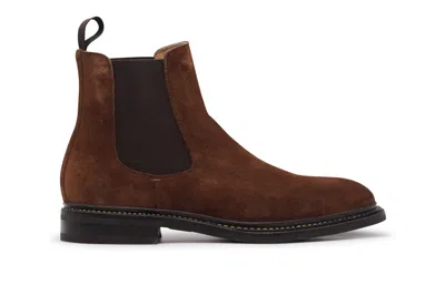 Harris Shoes 1913 Polacchino Classico In Suede In Blue