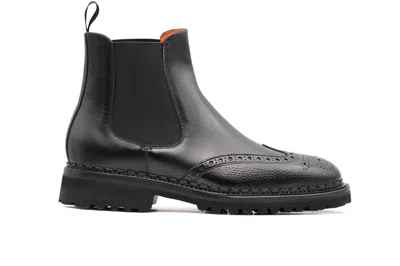 Harris Shoes 1913 Polacchino In Pelle In Black