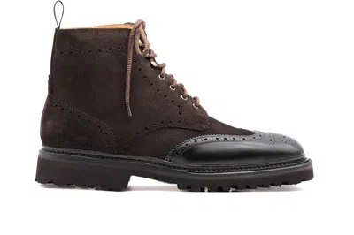 Harris Shoes 1913 Polacchino In Suede In Blue