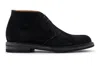Harris Shoes 1913 Polacchino In Suede Nero In Black