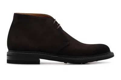 Harris Shoes 1913 Polacchino In Suede Testa Di Moro In Brown