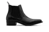 Harris Shoes 1913 Polacchino Texano Pitone In Black