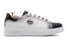 Harris Shoes 1913 Sneaker In Pelle  Con Stampa Coccodrillo In Multi
