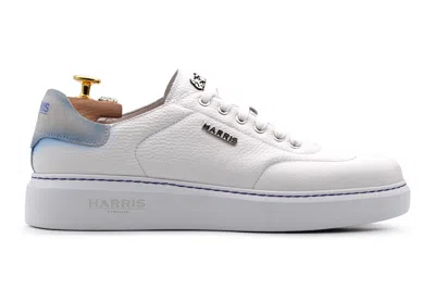 Harris Shoes 1913 Sneakers Comfort In Pelle Morbida In White