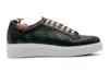 Harris Shoes 1913 Sneakers In Coccodrillo In Black