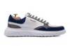 Harris Shoes 1913 Sneakers In Pelle E Camoscio In Blue