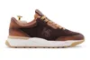 Harris Shoes 1913 Sneakers In Pelle E Suede In Brown