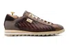 Harris Shoes 1913 Sneakers In Pelle Intrecciata Sfumata A Mano In Multi