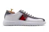 Harris Shoes 1913 Sneakers In Pelle Morbida Con Effetto Coccodrillo In Multi
