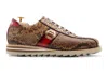 Harris Shoes 1913 Sneakers In Pelle Pregiata In Brown