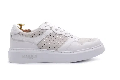 Harris Shoes 1913 Sneakers In Pelle In White