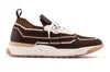 Harris Shoes 1913 Sneakers Slip On In Tessuto In Brown